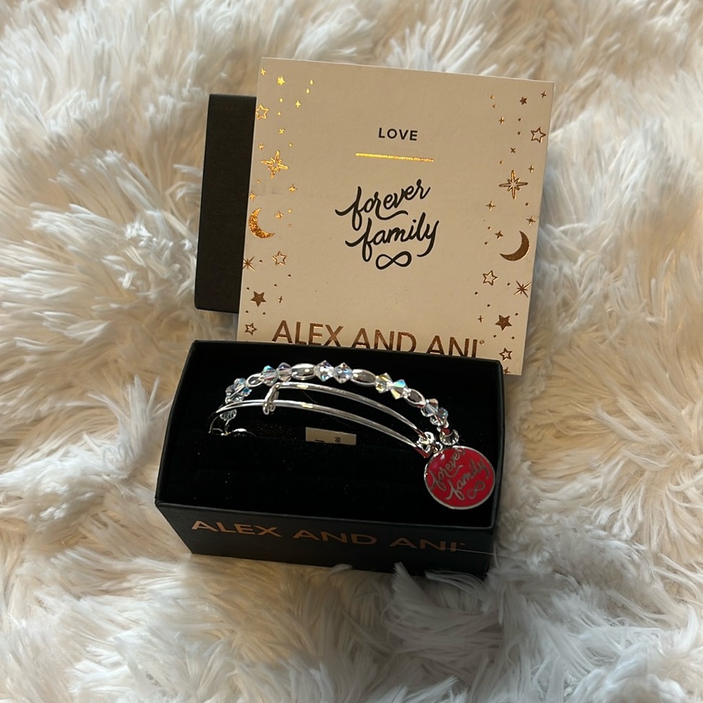 Alex and Ani Forever Family Bracelet Set